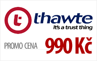 SSL certifikáty THAWTE za promo cenu 990 Kč