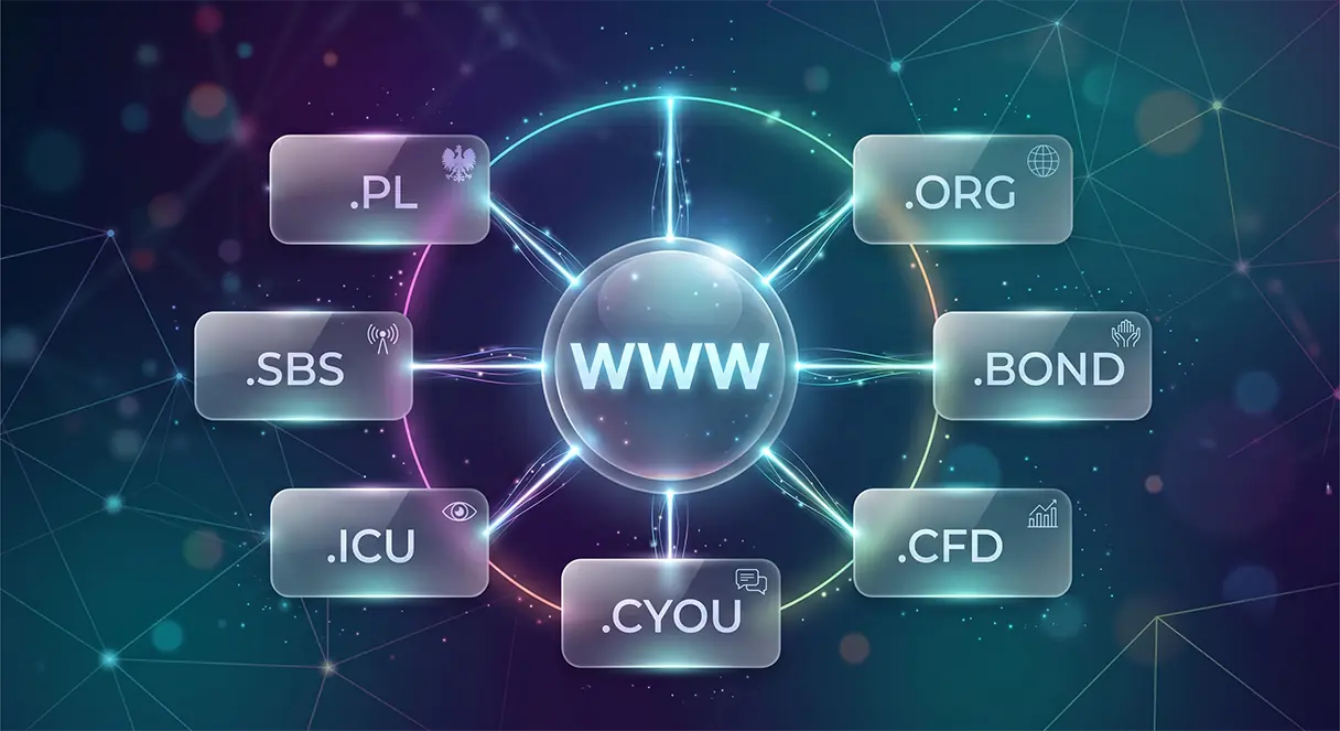 Logo Nové ceny u vybraných doménových koncovek od června 2026