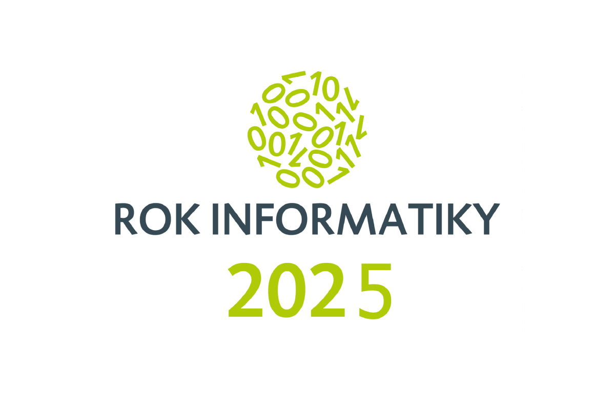 Logo Rok informatiky 2025: Digitalizace ve veřejné správě